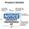 Signmission Emergency Preparedness Kit, 10 in W x Rectangle, Aluminum OS-2PACK-NS-A-710-L-11883 - alternate 2